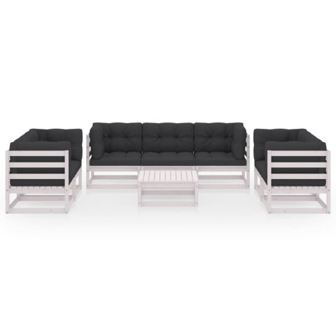 8-CZ. ZESTAW WYPOCZYNKOWY DO OGRODU Z PODUSZKAMI LITA SOSNA