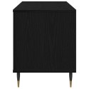 VidaXL Szafka na płyty winylowe z półką Czarny Dąb 100 x 38 x 48 cm