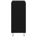 VidaXL Szafka na płyty winylowe z półką Czarny Dąb 85 x 38 x 89 cm