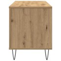 SZAFKA NA PŁYTY WINYLOWE Z PÓŁKĄ DĄB ARTISAN 100X38X48CM