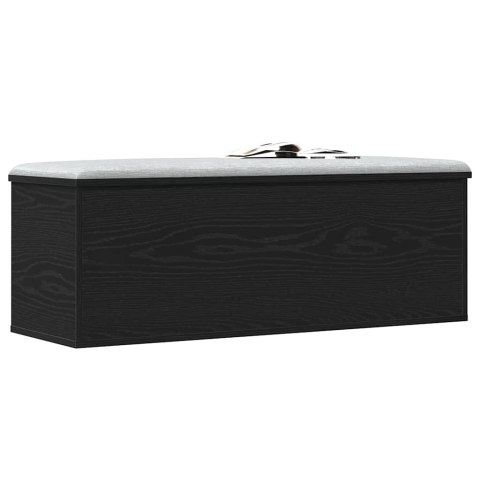 SKRZYNIA DO PRZECHOWYWANIA CZARNY DĄB 102X35X35CM