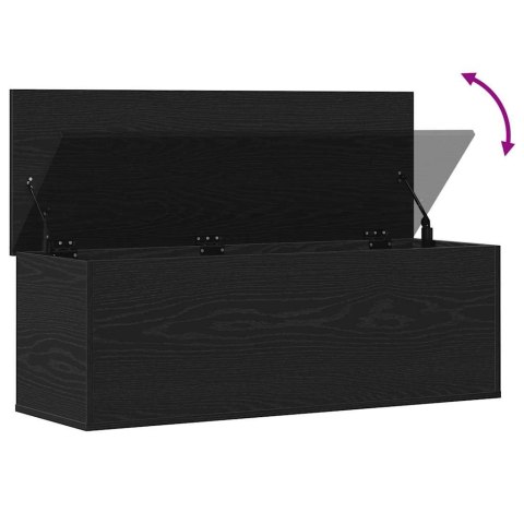 SKRZYNIA DO PRZECHOWYWANIA CZARNY DĄB 102X35X35CM