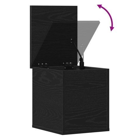 SKRZYNIA DO PRZECHOWYWANIA CZARNY DĄB 30X35X35CM