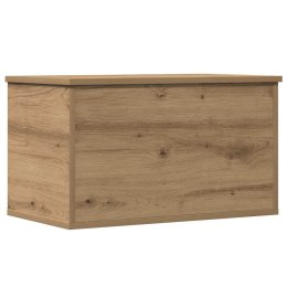 SKRZYNIA DO PRZECHOWYWANIA DĄB RZEMIEŚLNICZY 60X 35X 35CM