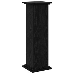 VidaXL Stojak na wyświetlanie z drzwiami Czarny Dąb 31 x 30 x 90 cm