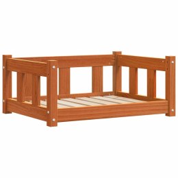 VidaXL Legowisko dla psa Woskowy Brąz 65,5 x 50,5 x 28 cm