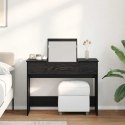 VidaXL Toaletka Czarny dąb 100 x 45 x 76 cm Materiał drewnopochodny