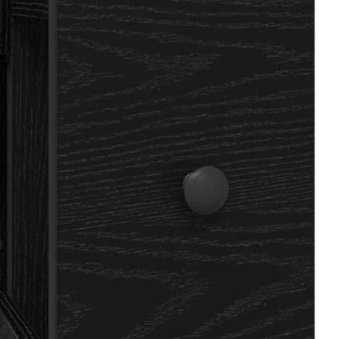 ZESTAW MEBLI ŁAZIENKOWYCH CZARNY DĄB 80X 18X 60CM