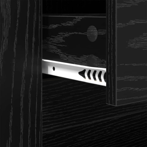 VidaXL Stolik kawowy Czarny Dąb 102 x 44,5 x 50 cm