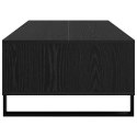 VidaXL Stolik kawowy Czarny Dąb 104 x 60 x 35 cm