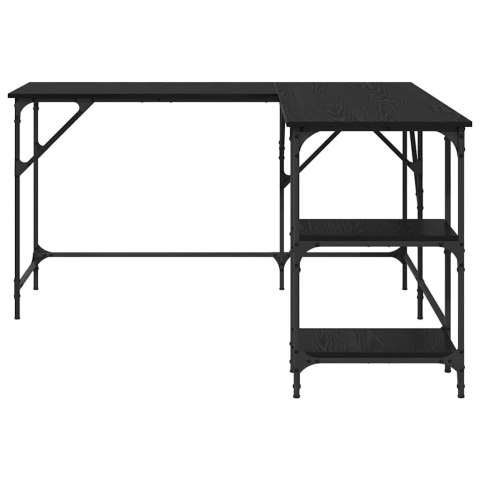 BIURKO CZARNY DĄB 139X139X75CM