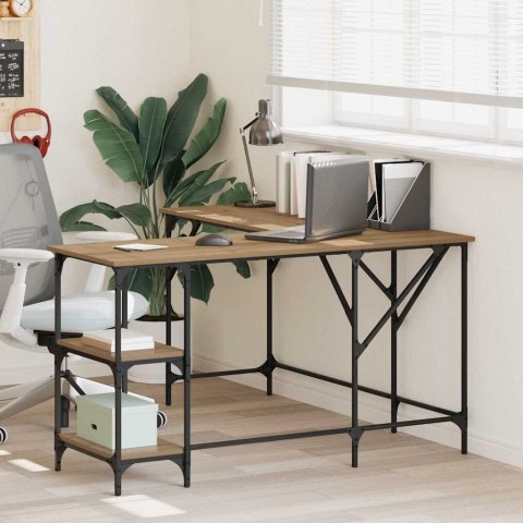 BIURKO DĄB RZEMIEŚLNICZY 139X139X75CM