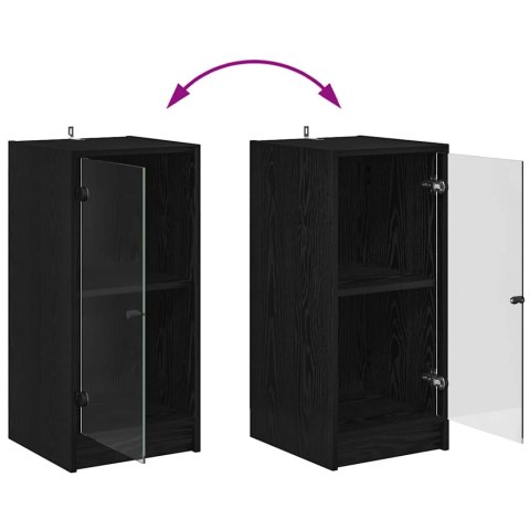 BUFET CZARNY DĄB 35X37X76CM