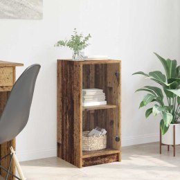 VidaXL Bufet Stare drewno 35 x 37 x 76 cm Materiał drewnopochodny