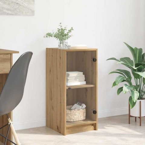 VidaXL Bufet dąb artisan 35 x 37 x 76 cm Materiał drewnopochodny