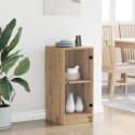 VidaXL Bufet dąb artisan 35 x 37 x 76 cm Materiał drewnopochodny