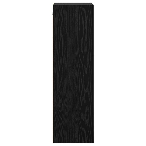 VidaXL Szafka pod telewizor Czarny Dąb 40,5 x 30 x 102 cm