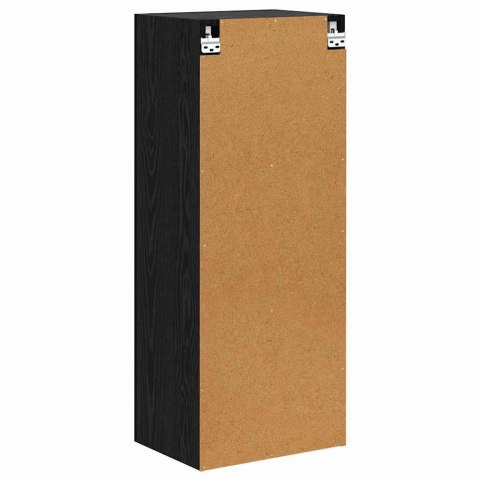 VidaXL Szafka pod telewizor Czarny Dąb 40,5 x 30 x 102 cm