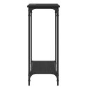 VidaXL Konsola Czarny dąb 75 x 30.5 x 75 cm Materiał drewnopochodny