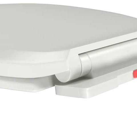 DESKA SEDESOWA WOLNOOPADAJĄCA Z SZYBKOZŁĄCZEM BIAŁA