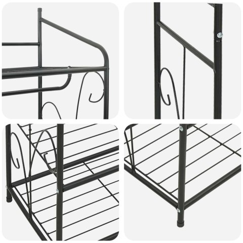 NOWOCZESNA SZAFA OTWARTA REGAŁ GARDEROBA METALOWY STOJAK MINIMALISTYCZNY