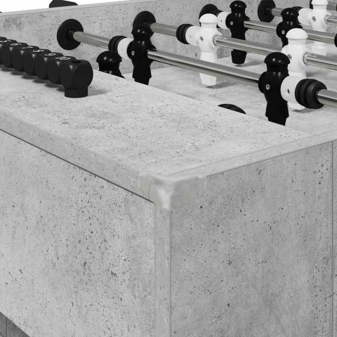 VidaXL Stół do futbolu 2 pcs Betonowy szary 146,5 x 74 x 85 cm