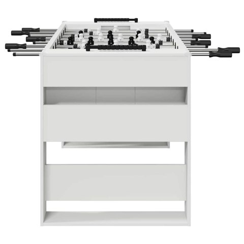 VidaXL Stół do futbolu 2 pcs Biały 146,5 x 74 x 85 cm