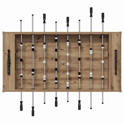 VidaXL Stół do futbolu 2 pcs Dąb rzemieślniczy 146,5 x 74 x 85 cm