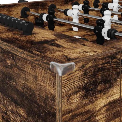 VidaXL Stół do futbolu 2 pcs Dąb wędzony 146,5 x 74 x 85 cm