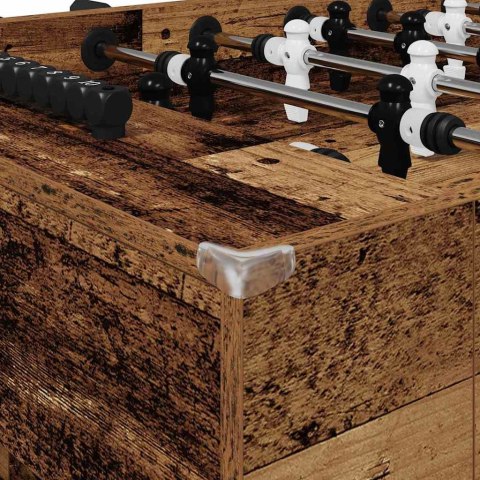 VidaXL Stół do futbolu 2 pcs Stare drewno 146,5 x 74 x 85 cm