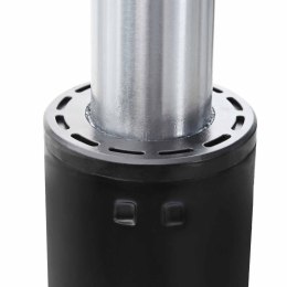 CYLINDER GAZOWY DO KRZESŁA BIUROWEGO CZARNY 15,5CM ŻELAZO