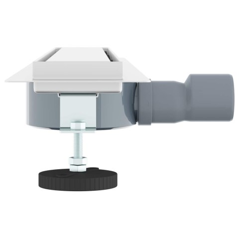 ODPŁYW PRYSZNICOWY2W1 Z SYFONEM 360° SREBRNY 60CM