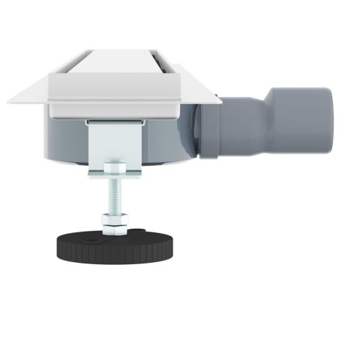 ODPŁYW PRYSZNICOWY2W1 Z SYFONEM 360° SREBRNY 70CM