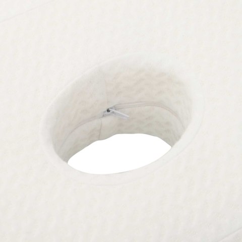 VidaXL Poduszka z poduszką Biały 55 x 36 x 10 cm Poliester