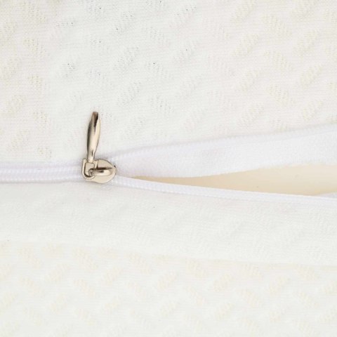 VidaXL Poduszka z poduszką Biały 59 x 38 x 14 cm Poliester