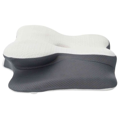 VidaXL Poduszka z poduszką Biały 60 x 37 x 13 cm Poliester