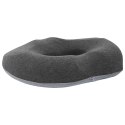 VidaXL Poduszka z poduszką Ciemnoszary 42 x 37 x 8 cm bawełna