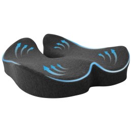 VidaXL Poduszka z poduszką Ciemnoszary 50 x 43 x 10 cm bawełna