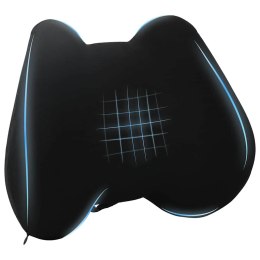 VidaXL Poduszka z poduszką Czarny 42 x 32 x 14 cm Poliester