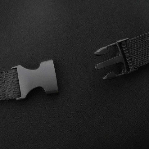 PODUSZKA Z PODUSZKĄ CZARNY 42X32X14CM POLIESTER