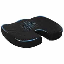 VidaXL Poduszka z poduszką Czarny 46 x 38 x 8 cm Siatka