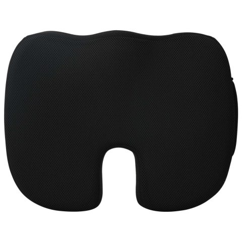 VidaXL Poduszka z poduszką Czarny 46 x 38 x 8 cm Siatka