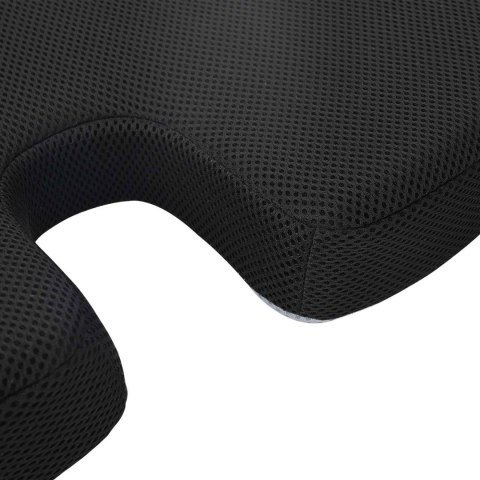 VidaXL Poduszka z poduszką Czarny 46 x 38 x 8 cm Siatka