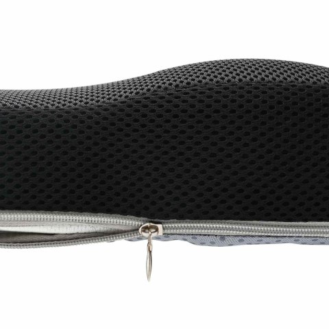 VidaXL Poduszka z poduszką Czarny 46 x 38 x 8 cm Siatka