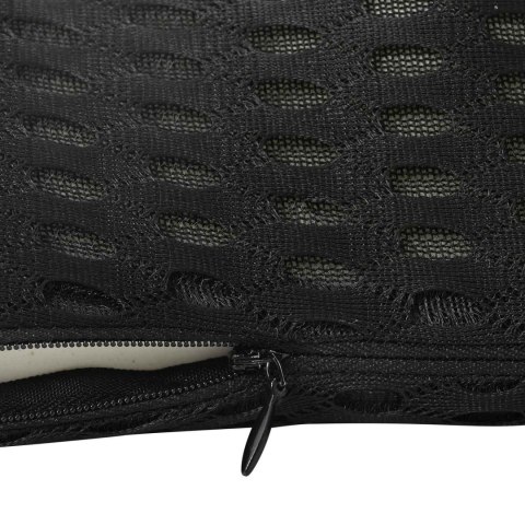 PODUSZKA Z PODUSZKĄ CZARNY 47X24X13CM 4D SIATECZKA