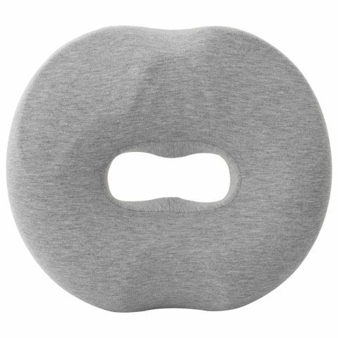 PODUSZKA Z PODUSZKĄ JASNOSZARY 42X37X8CM BAWEŁNA