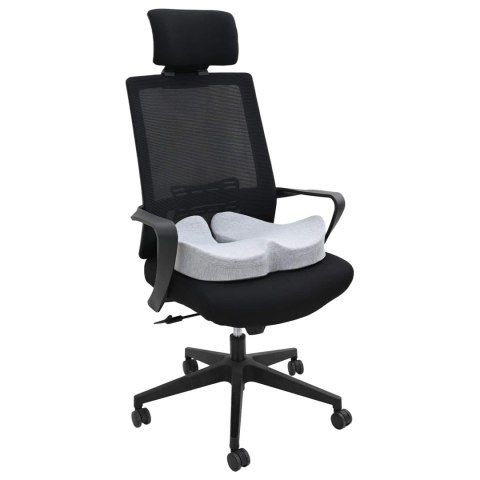 VidaXL Poduszka z poduszką Jasnoszary 50 x 43 x 10 cm bawełna