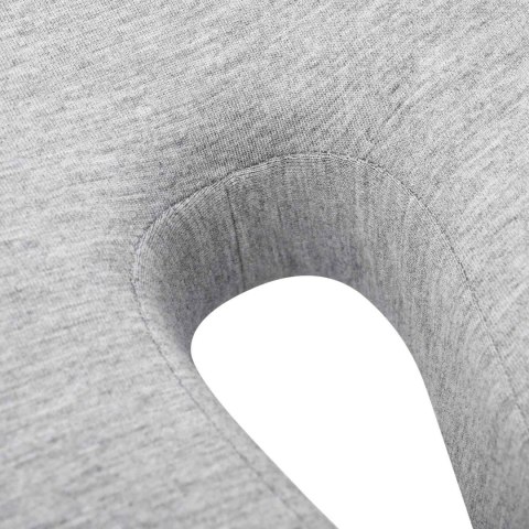 VidaXL Poduszka z poduszką Jasnoszary 50 x 43 x 10 cm bawełna