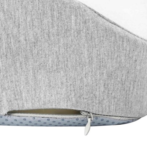 VidaXL Poduszka z poduszką Jasnoszary 50 x 43 x 10 cm bawełna