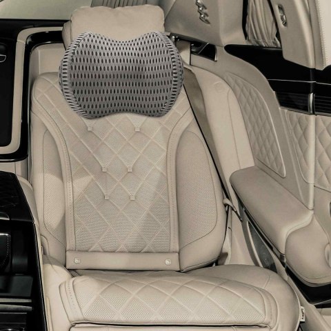 VidaXL Poduszka z poduszką Szary 31 x 23 x 14 cm 4D Siateczka